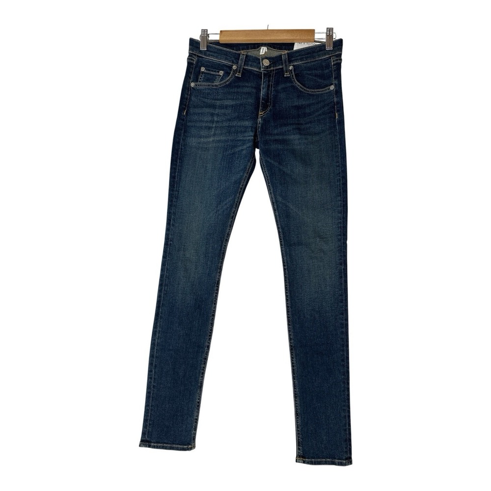 New Rag & Bone Jeans Womens 27 Blue Skinny Dark Wash Stretch Phoenicia